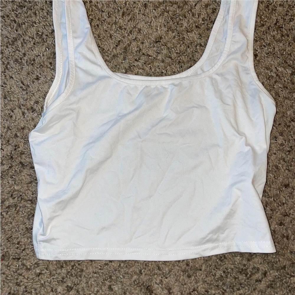 WHITE CROP TOP FROM SHEIN